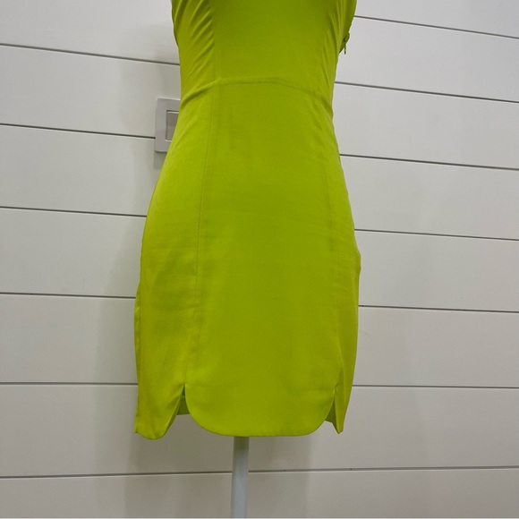 Bebe Mini Dress Chartreuse - Picture 3 of 7